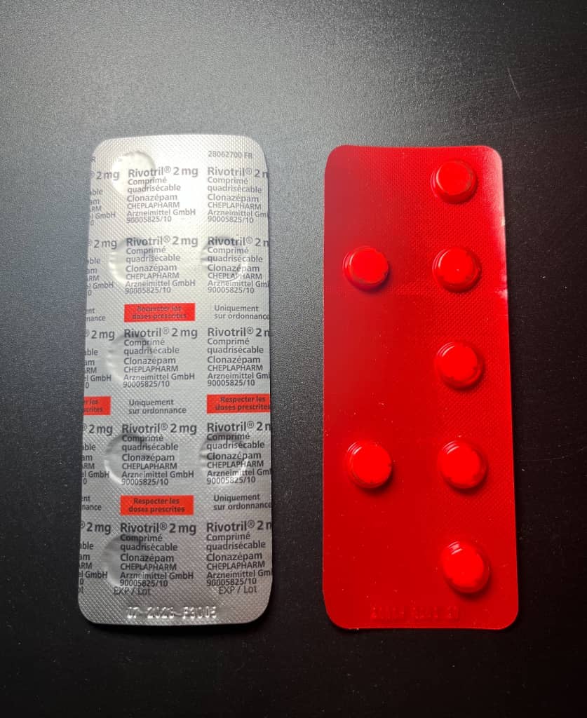 2MG CLONAZEPAM PER PILL 7 PILLS PER STRIP EUROPEAN SCRIPT